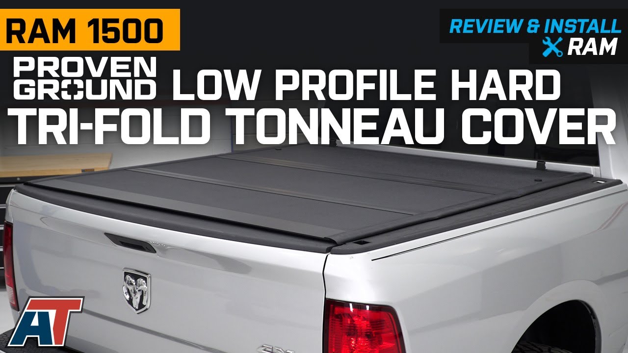2009-2018 RAM 1500 Proven Ground Low Profile Hard Tri-Fold Tonneau Cover Review & Install