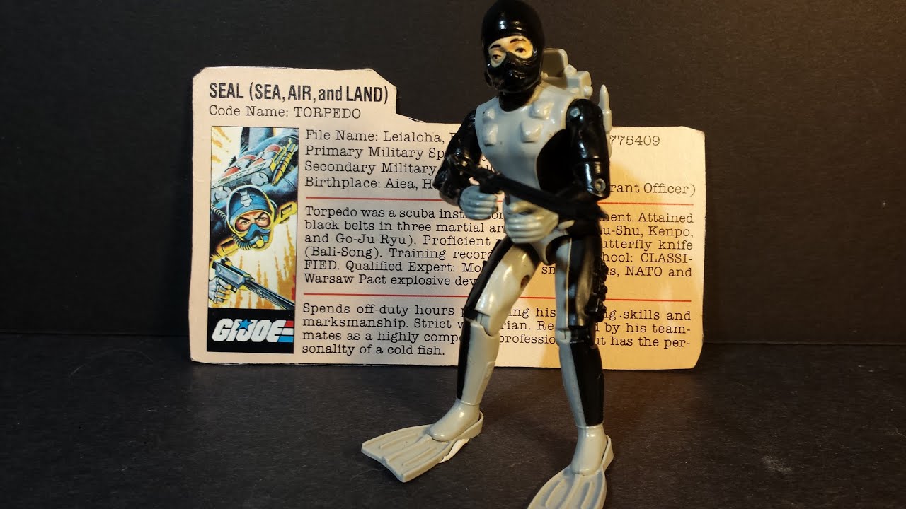 HCC788 - SEAL TORPEDO 1983 года - обзор винтажной игрушки G. I. Joe! HD S02E24