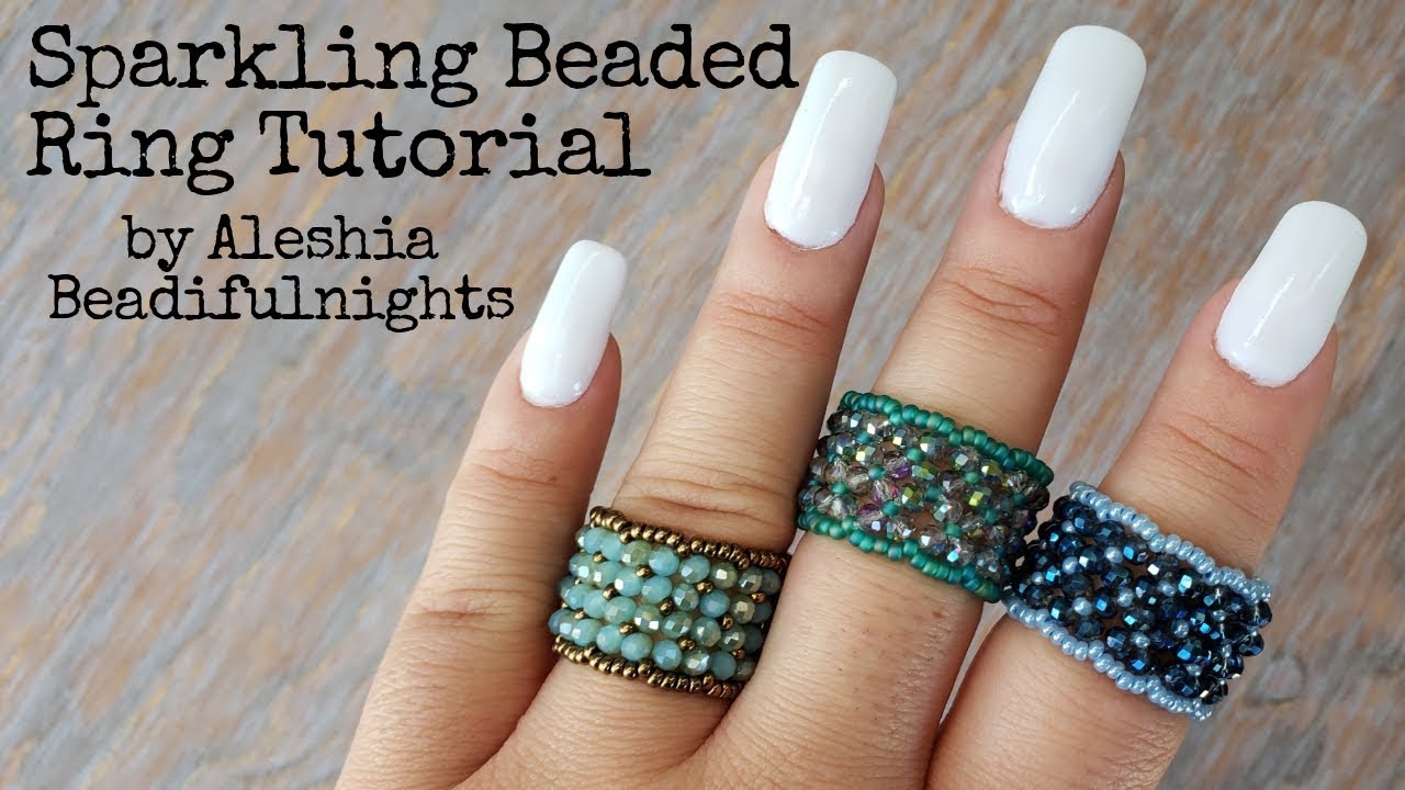 Sparkling Beaded Ring Tutorial