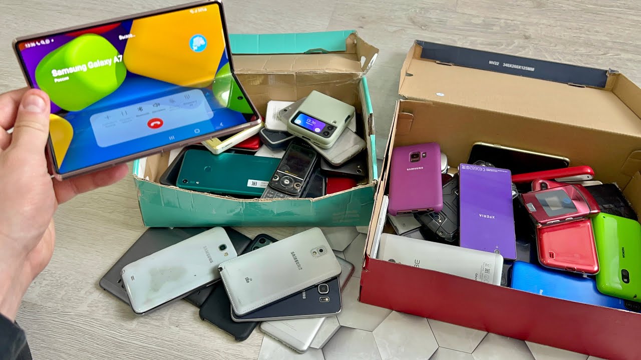 Search For an Incoming Call in Boxes Among Alarm Clocks phones