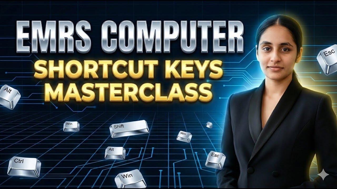 EMRS | Shortcut Keys And Abbreviation | Class 10 | Top 50 Questions | Chanchal Ma'am