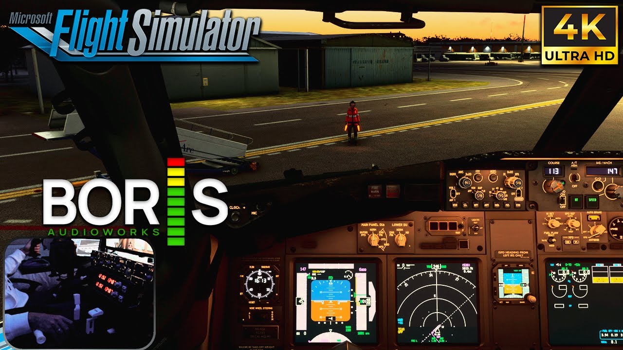 Boris Audio Works 737 Soundpack | Stunning Take Off Bologna! | INSANE REALISM | Flight Simulator 4K