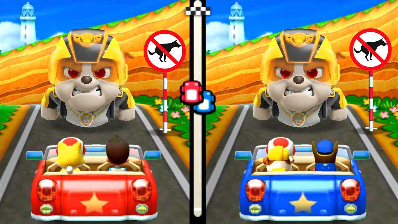 Mario Party The Top 100 Minigames Battle - Cat Mario Vs Paw Patrol Team (Master Difficulty)