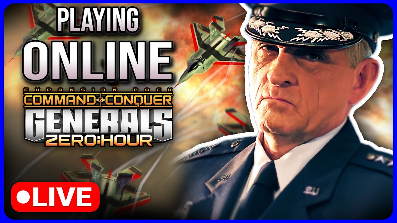 Trying to Survive As Air Force General in Online Multiplayer FFA | C&C Generals Zero Hour