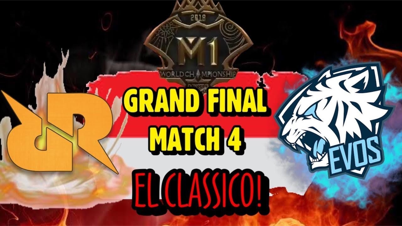 EVOS VS RRQ GAME 4 GRAND FINAL M1 MOBILE LEGENDS TOURNAMENT WORLD CHAMPIONSHIP 2019