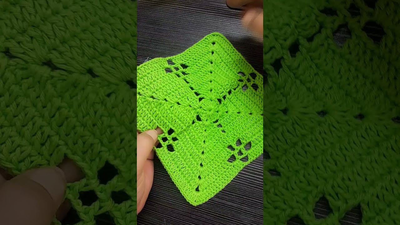wow! easy & beautiful crochet square design #crochet #design #crocheting #crochettutorial #diycroch&ecirc;