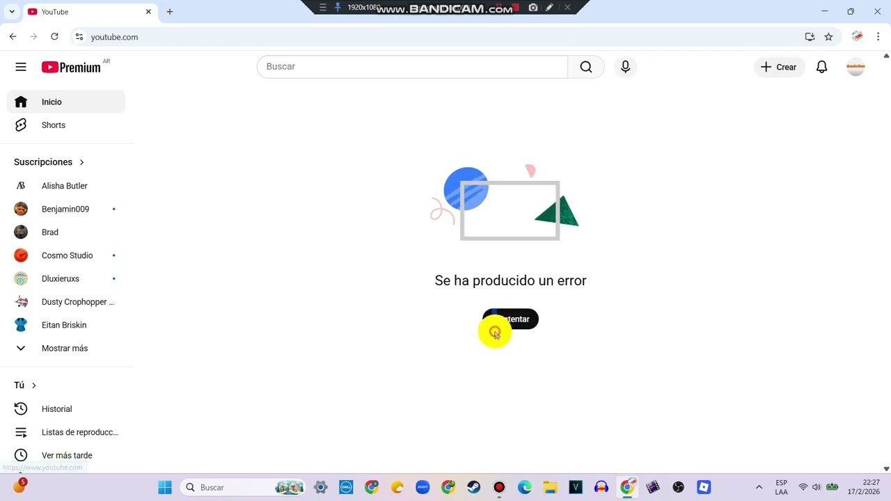 Guys, My YouTube Is Error