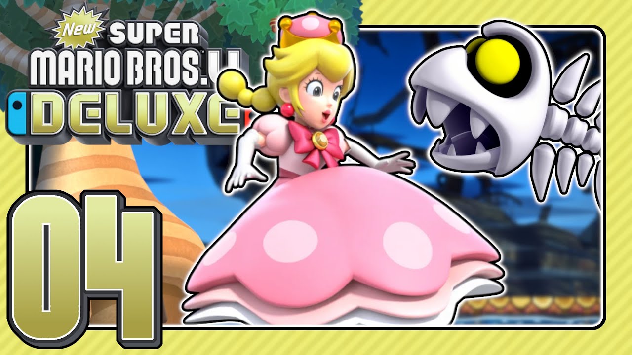 NEW SUPER MARIO BROS. U DELUXE🌰#4: Peachette schwimmt im Minzmeer!