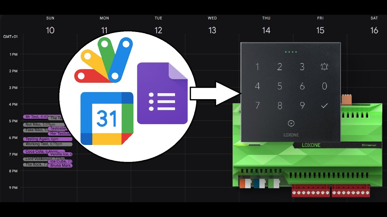 Automated Bookings with Loxone & Google- Temporary PIN Access (Full Build)