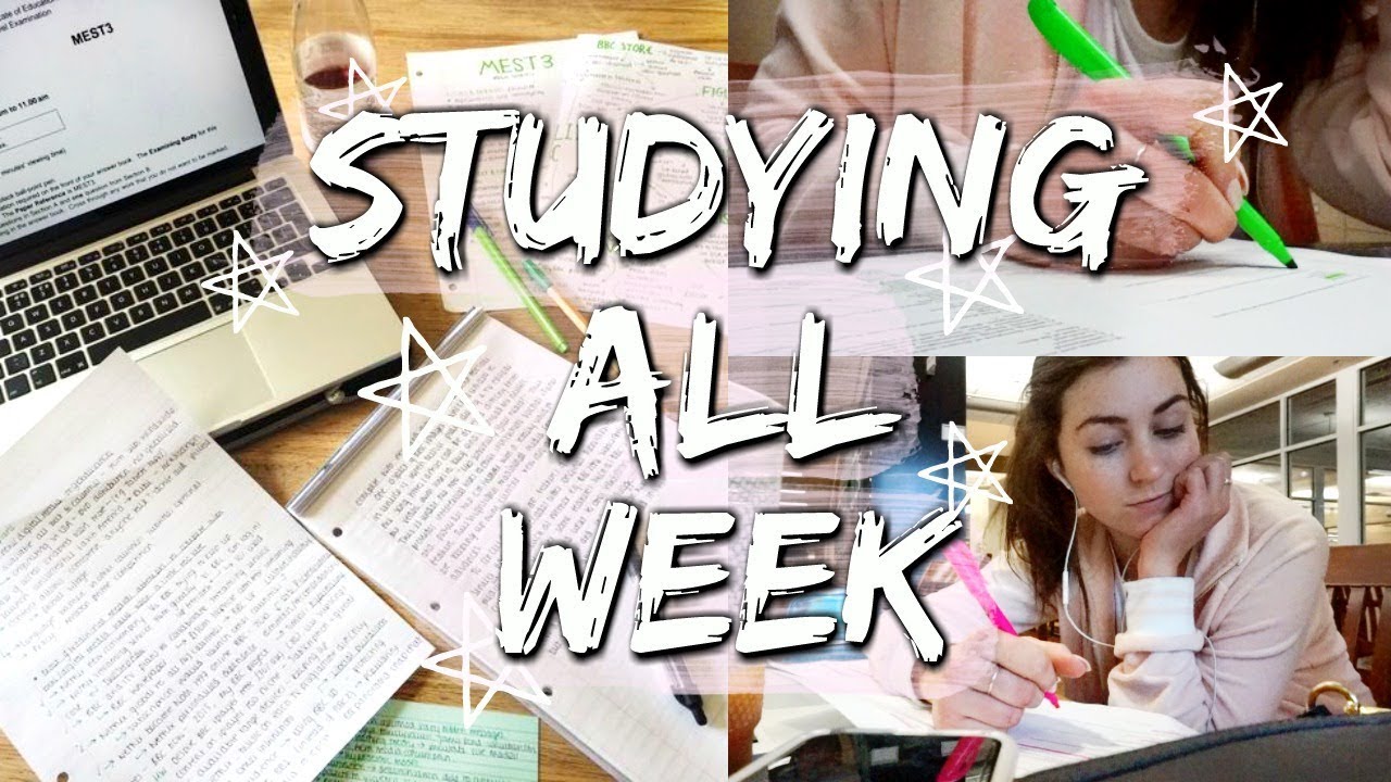 STUDY WITH ME | uncc college week in my life & my best study tips