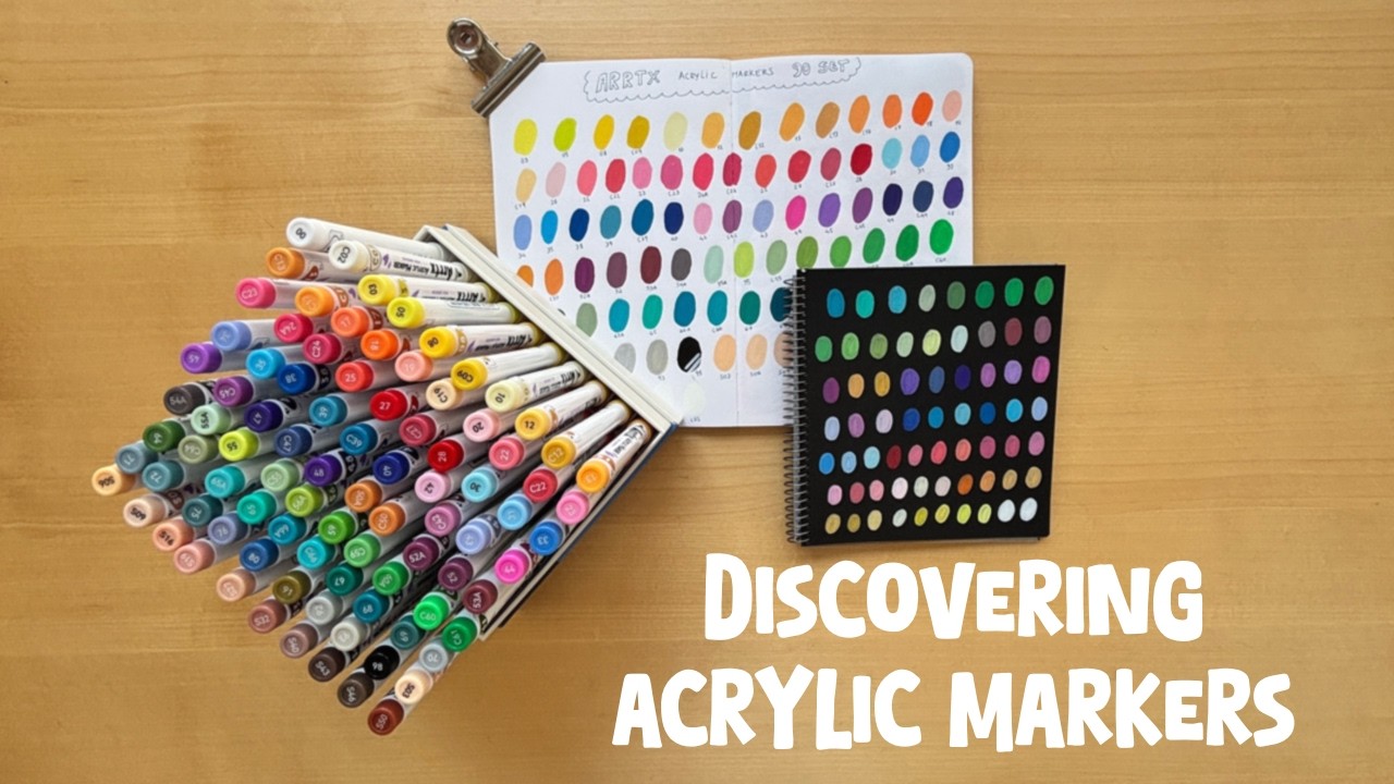 Arrtx’s HUGE 90 Acrylic Marker Set | Review