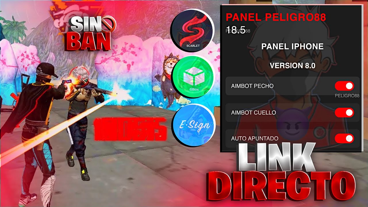NUEVO AIMBOT PANEL 100% 🔥 NUEVA ACTUALIZACI&Oacute;N 🔥 PANEL PARA IPHONE 🔥 SIN BANEO 🔥