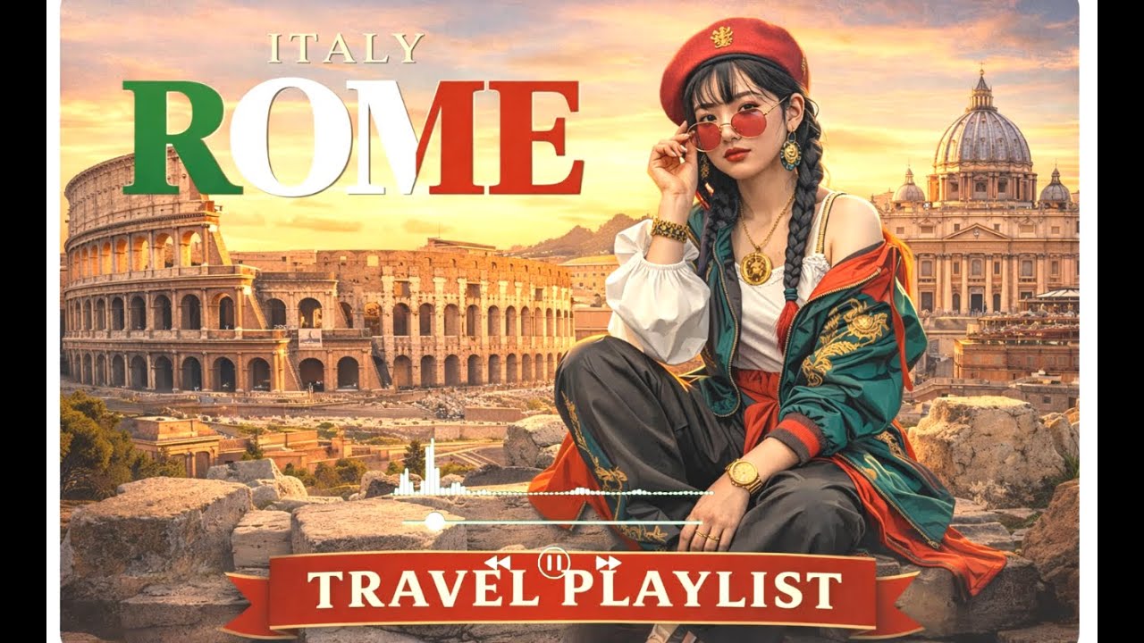 Rome Travel Vibes 로마여행✨ | Cozy Couple Chill Pop Playlist