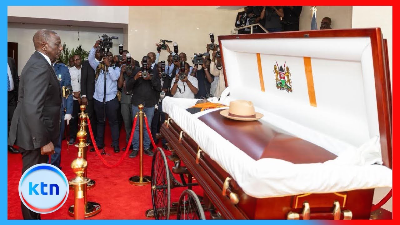 Body viewing of Raila Odinga underway at Kasarani Stadium