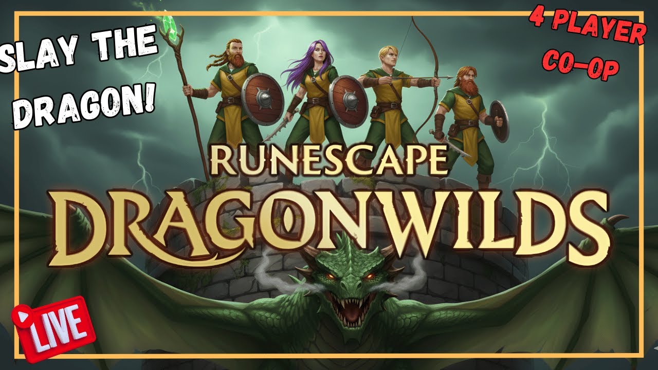 Going to the New Area! Slaying the Dragon!!! RuneScape: DragonWilds! CO-OP Day 4