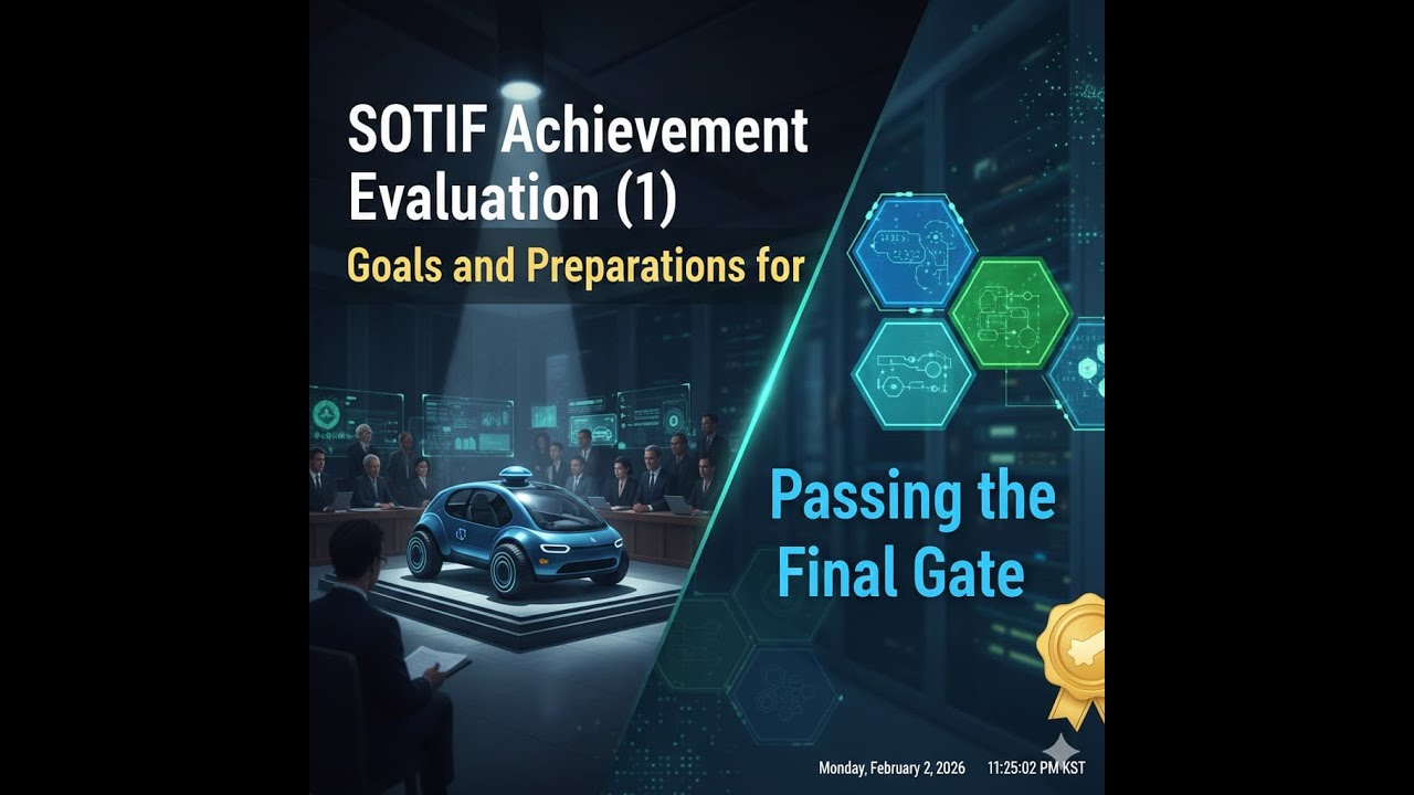 SOTIF Achievement Evaluation (1) - Goals and Preparations for Passing the Final Gate