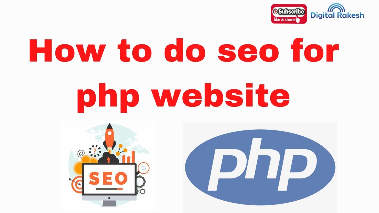 How to do seo for php website step by step tutorial | SEO Tutorial | Digital Rakesh