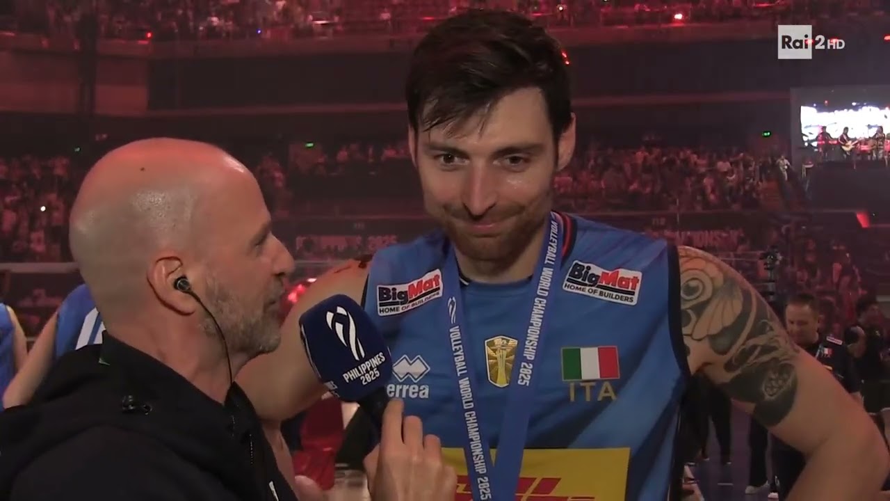 Anzani dopo la vittoria del Mondiale