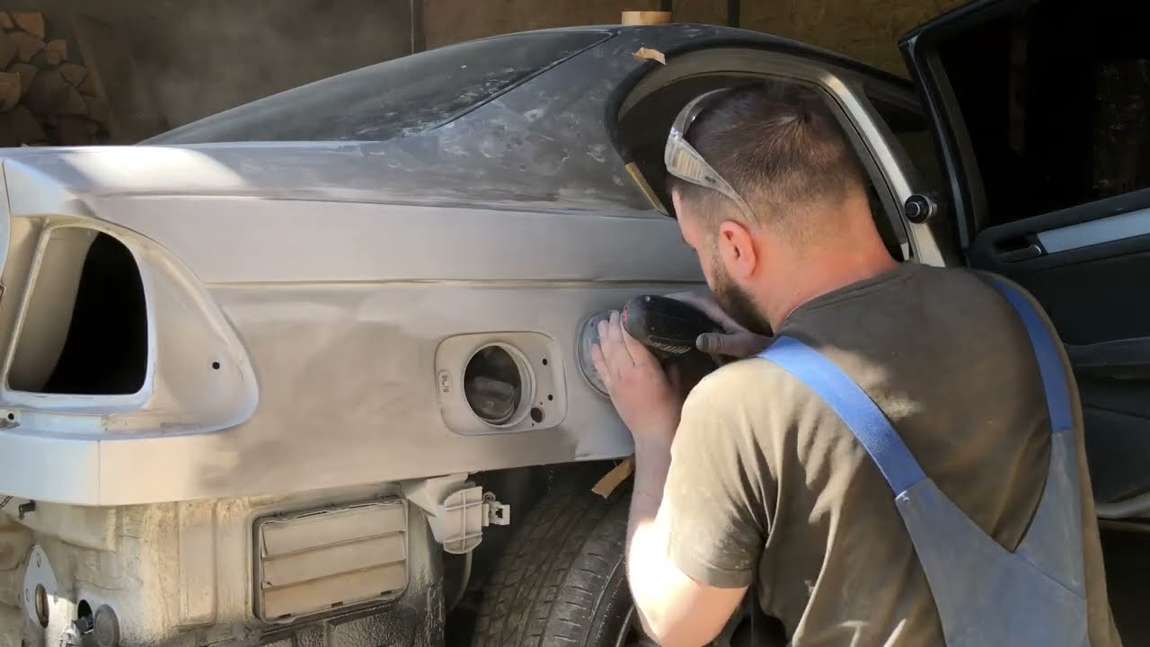 BMW E46 Заміна порогів і арок. Зварка днища