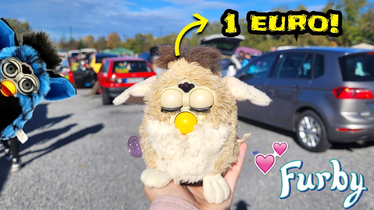 Comprei um Furby Antigo no Mercado de pulgas da Alemanha 🦉