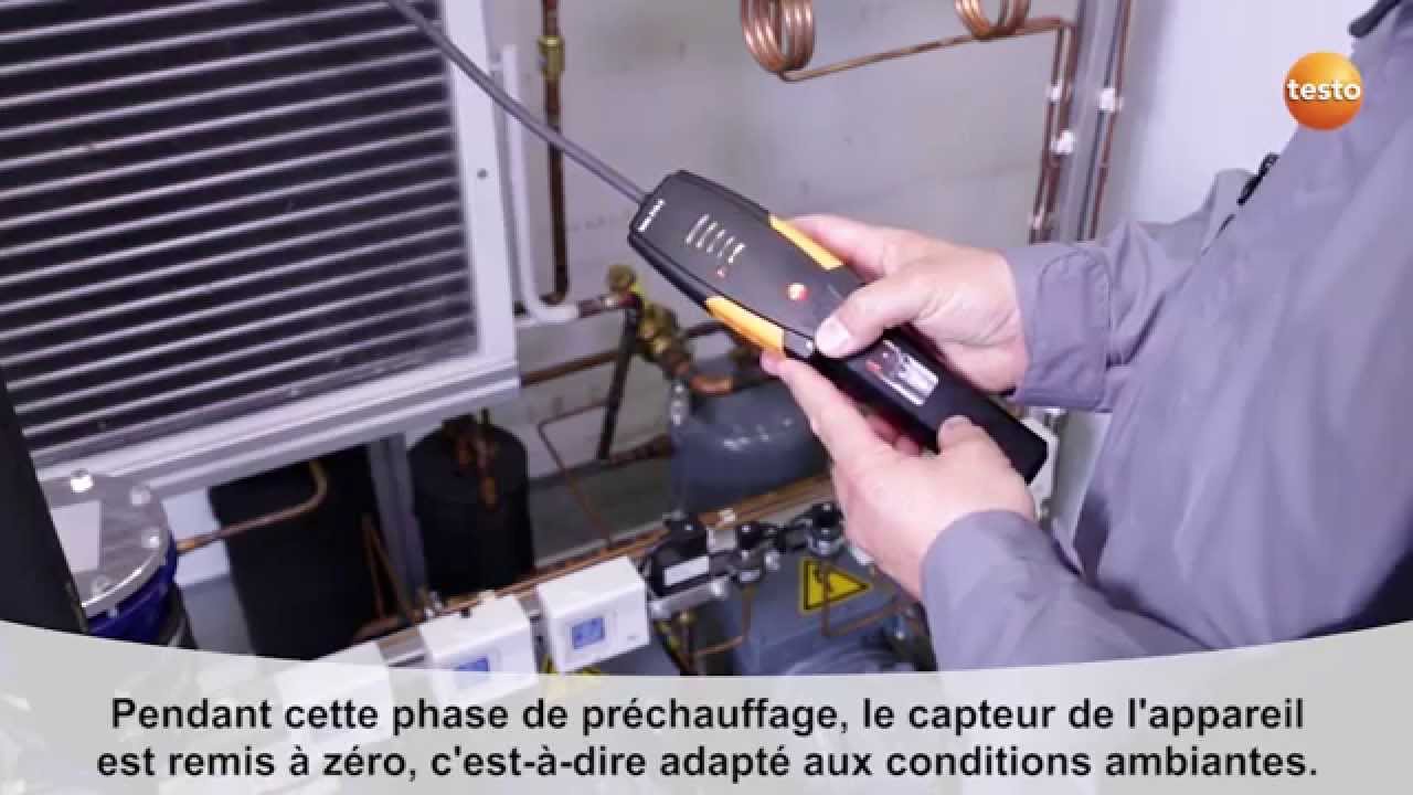 Détection de fuites sur des installations frigorifiques avec le testo 316-3