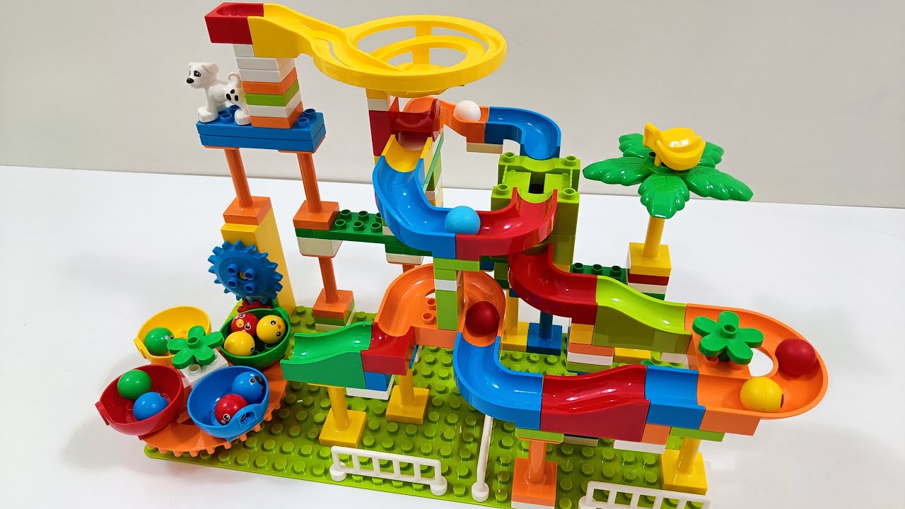 MOST SATISFYING LEGO DUPLO Marble Run EVER! 🌈 Pure ASMR