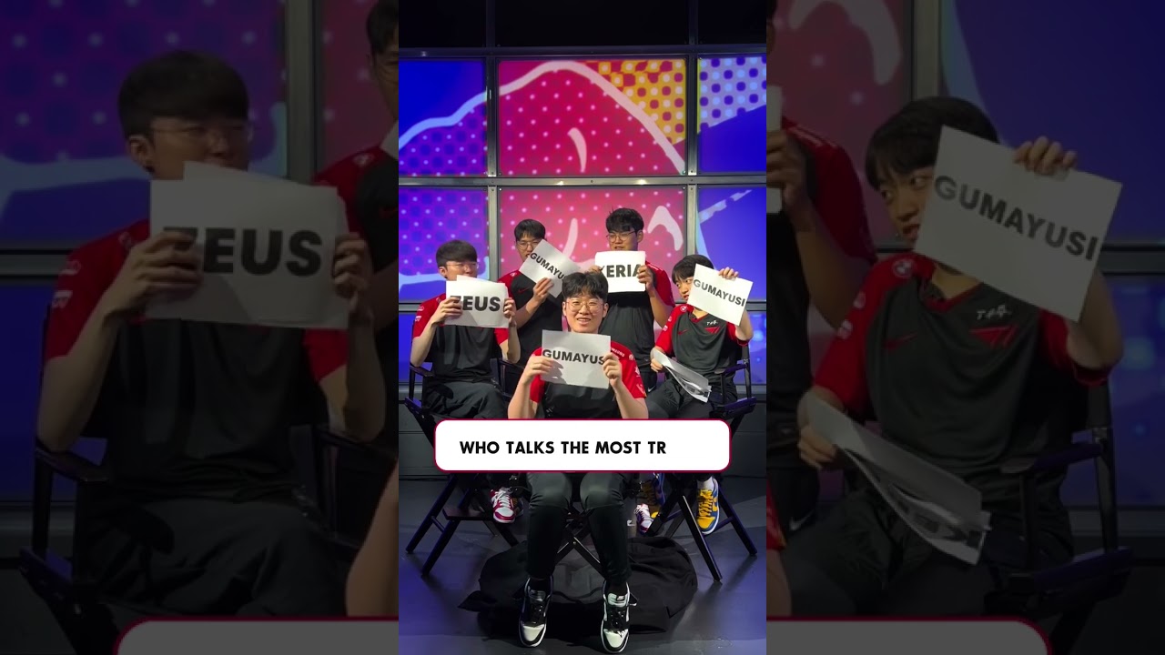 Faker knows he's the best 😆 | T1 LoL&rsquo;s teammate challenge