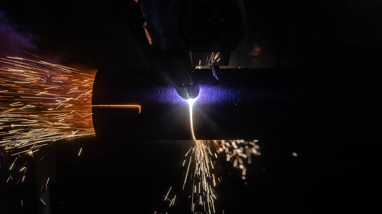 Drill/Plasma Robot for Automatic Steel Fabrication Model Orient DDRC