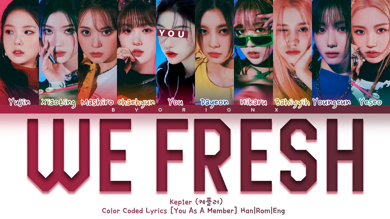 Kep1er (케플러) 'WE FRESH' - You as a member [Karaoke] || 10 Members Ver.