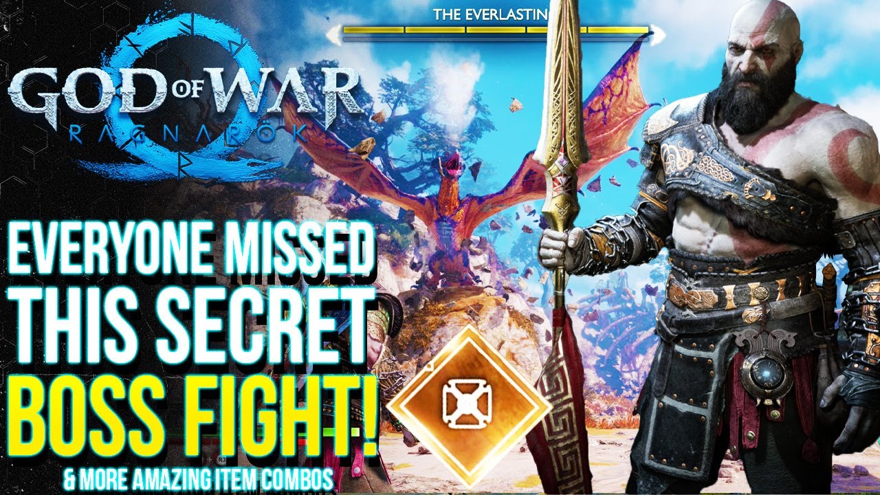 God of War Ragnarok — особый предмет, дающий возможность сражаться с секретным боссом и использов...