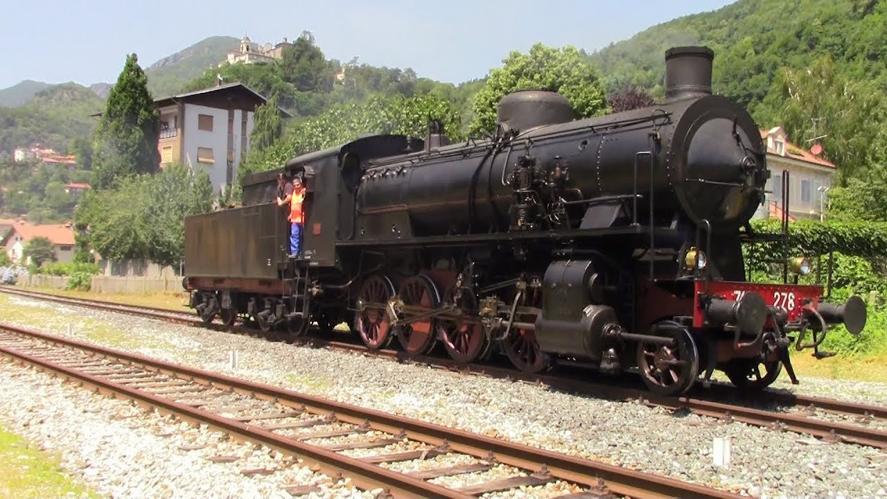 Locomotiva a vapore 740 278 in Valsesia