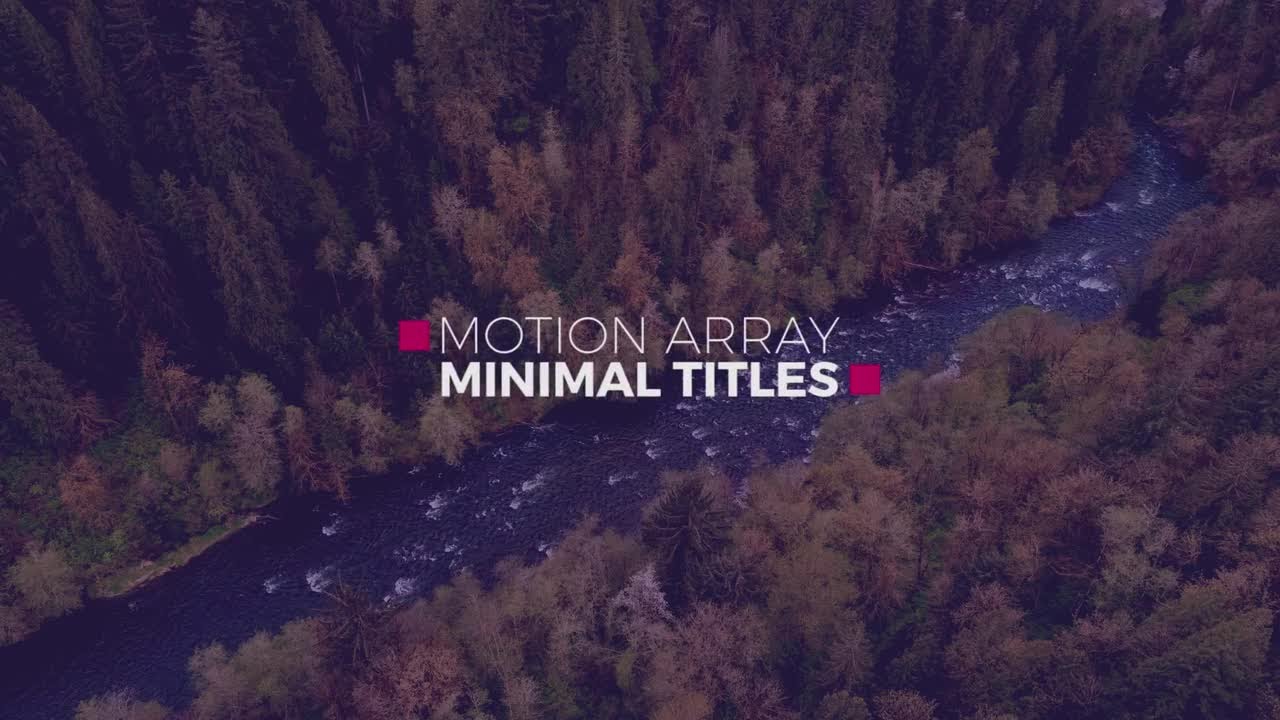 New Minimal Titles Premiere Pro Templates