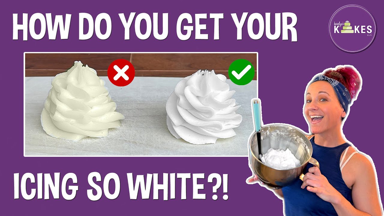 How To Get White Buttercream - The BEST Icing Recipe!!