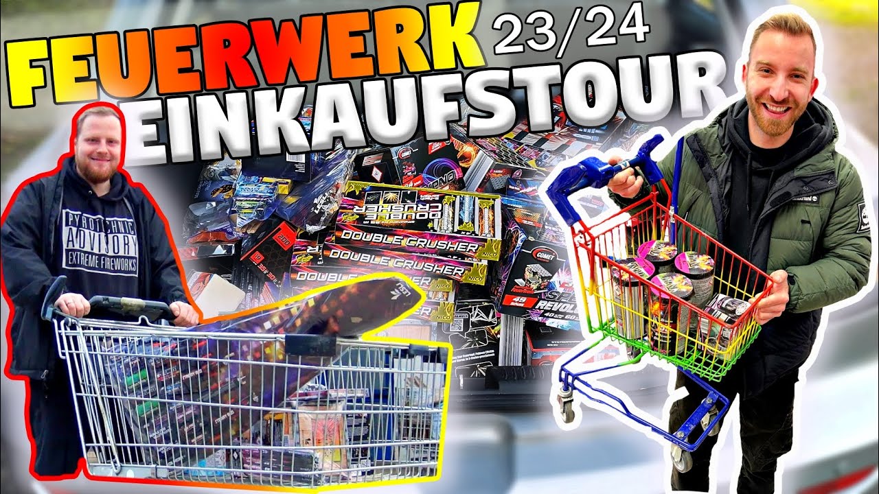 Silvester FEUERWERK Einkaufstour 2023/2024 - Die 6 Lidl Tour!