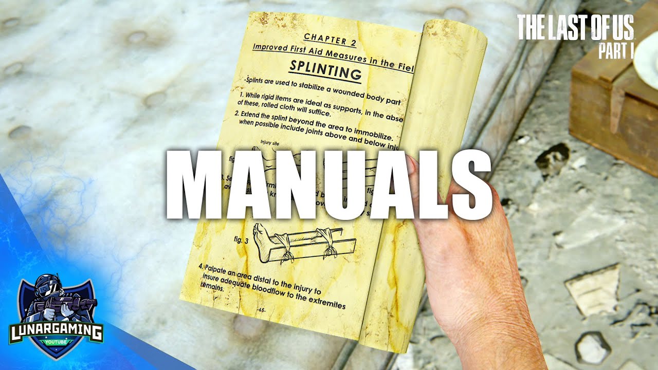 All Training Manual Locations The Last of Us Part 1