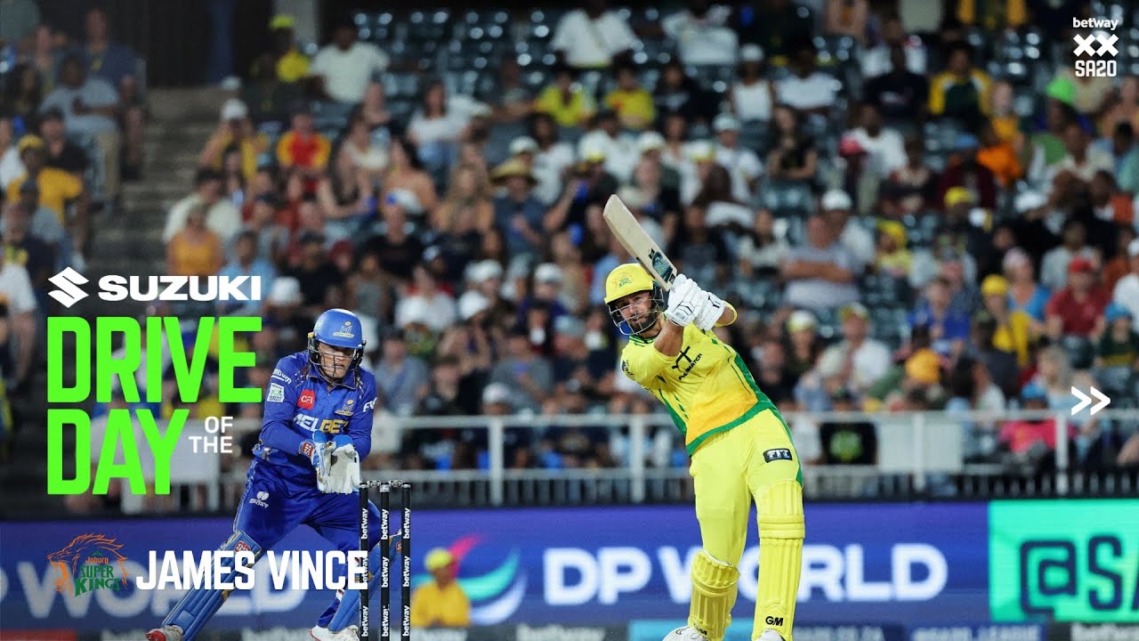 Suzuki Drive of the Day | James Vince | Match 20 | Betway SA20