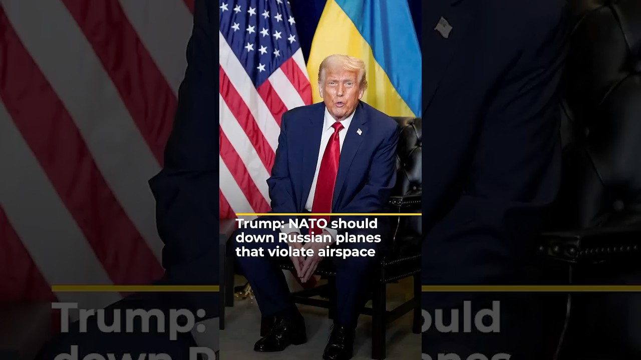 Трамп: страны НАТО должны сбивать российские самолёты, нарушающие воздушное пространство