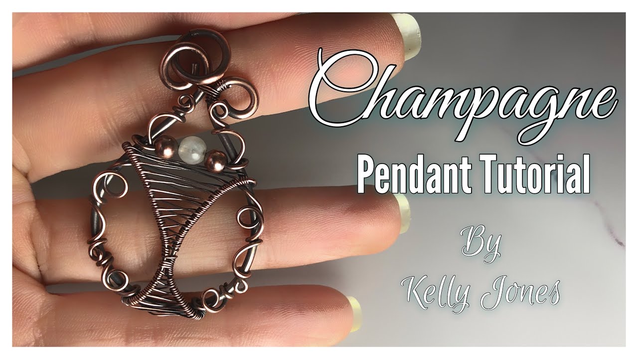 &ldquo;Champagne&rdquo; Pendant Tutorial by Kelly Jones.