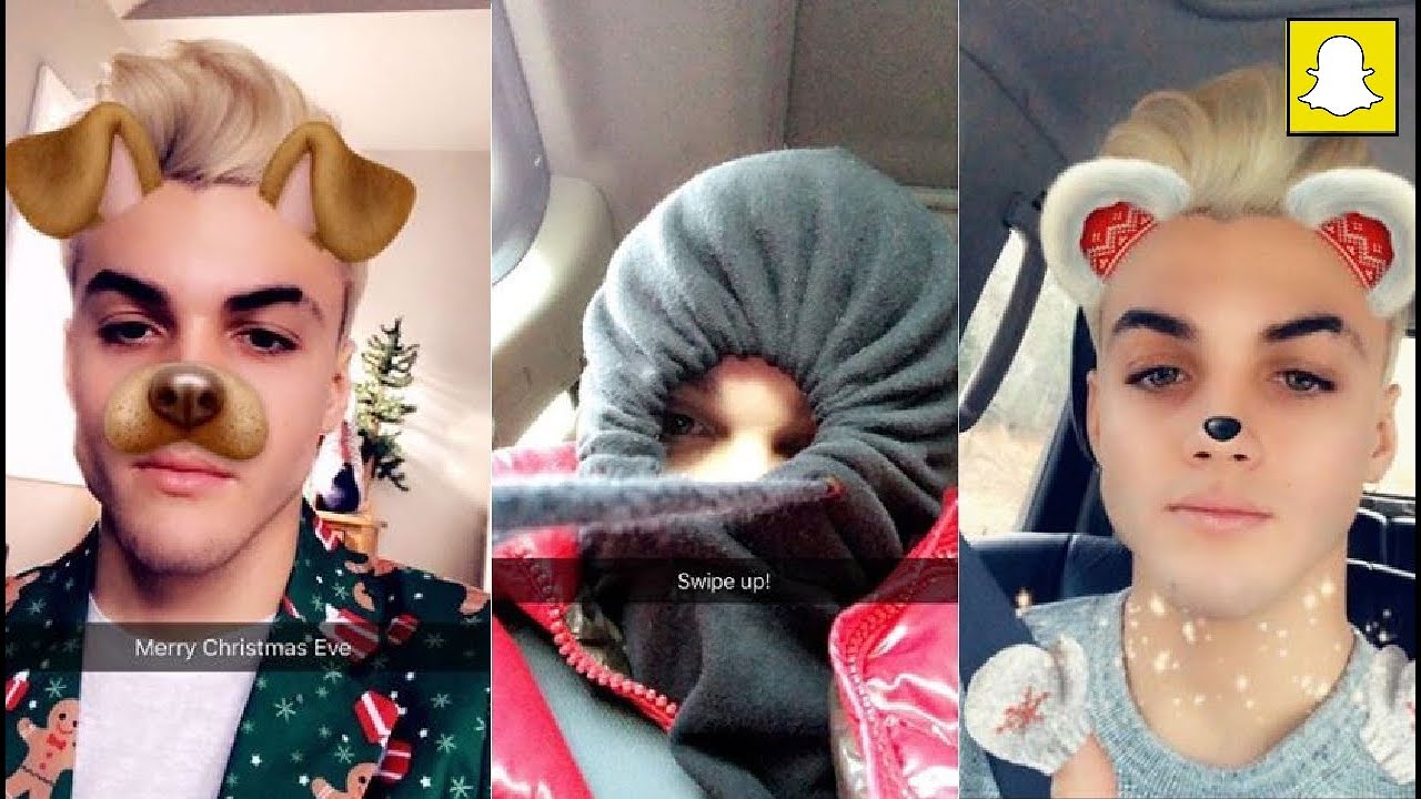 Grayson Dolan's Snapchats 26th Nov - 27th Dec 2017