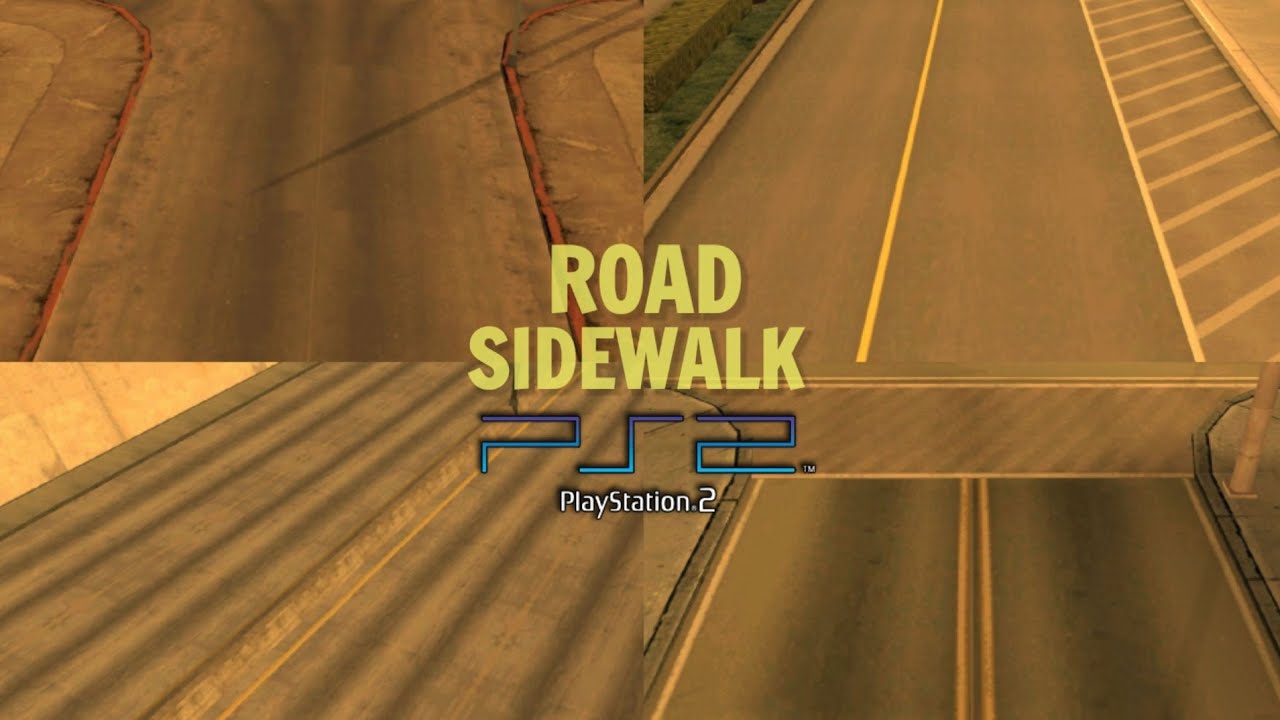 Road & Sidewalk Smooth PS2 For GTA SA Android
