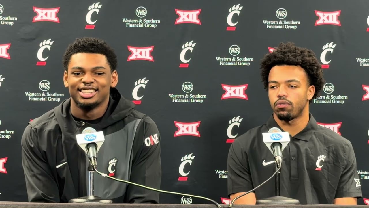 Cincinnati DB MJ Cannon & CB Kenny Worthy - Spring Presser