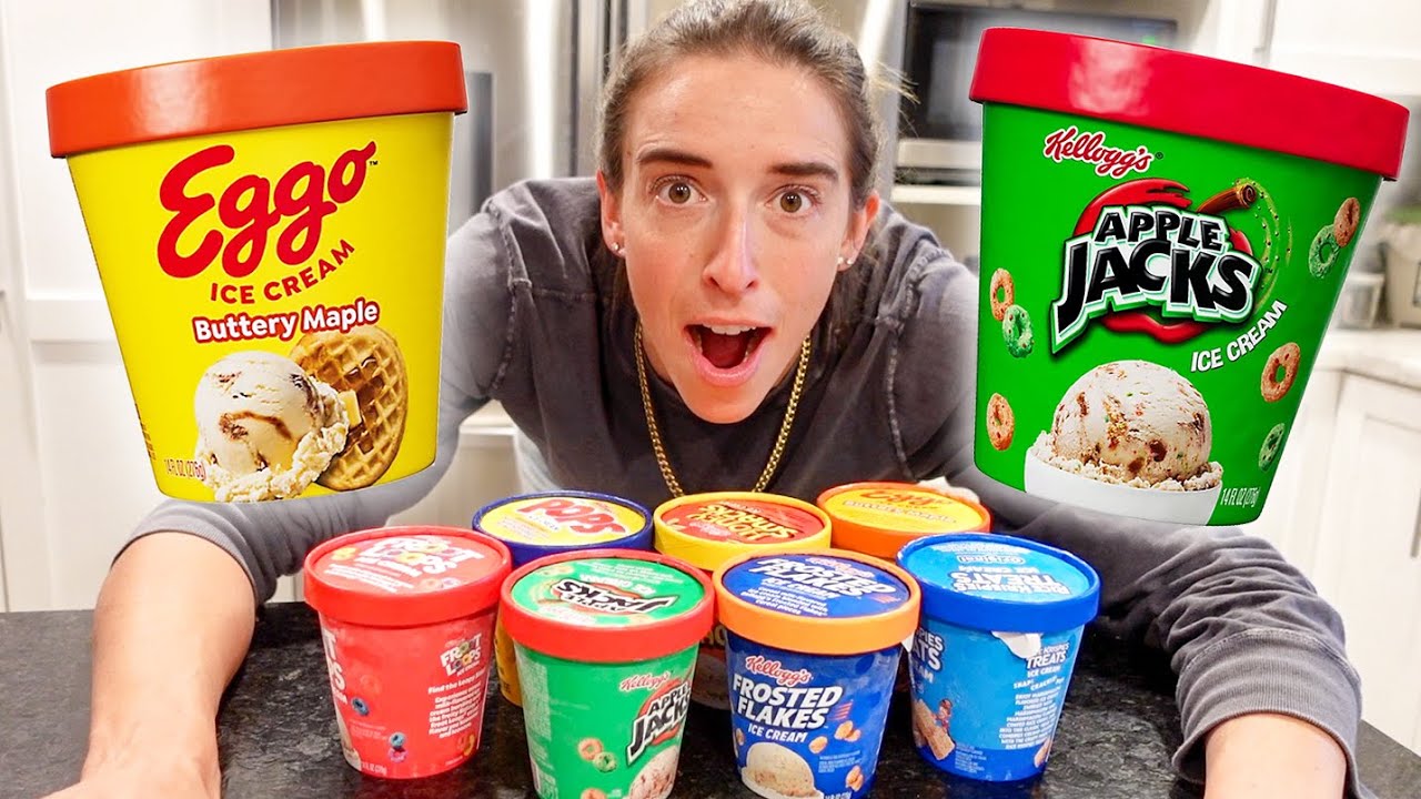 Taste Testing Cereal Ice Creams!