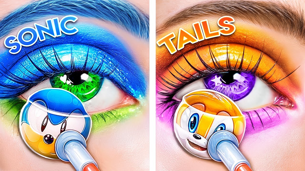Hoe word je Sonic the Hedgehog! Geweldige make-over challenge! Sonic the Hedgehog college!