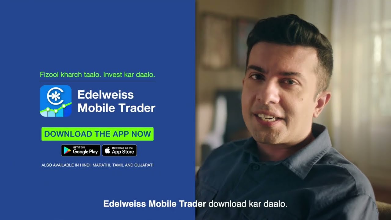 Edelweiss Mobile Trading App with Low Brokerage Fees & 0 AMC for 1st Year #FizoolKharchTaalo