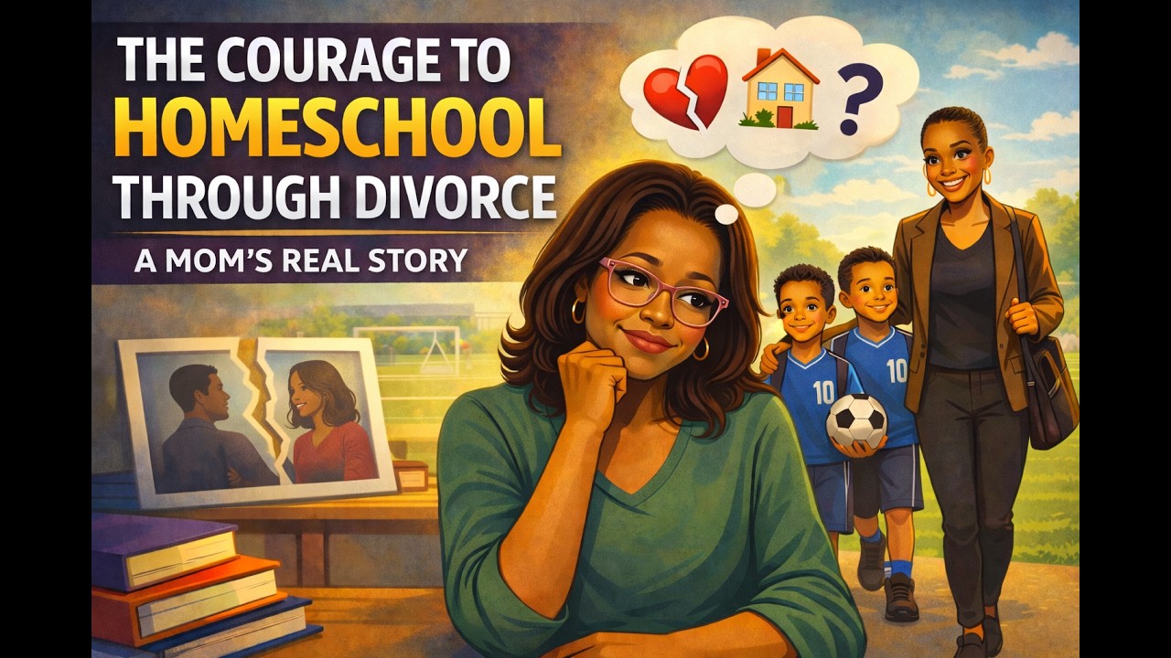 The Courage to Homeschool Through Divorce | A Mom's Real Story
