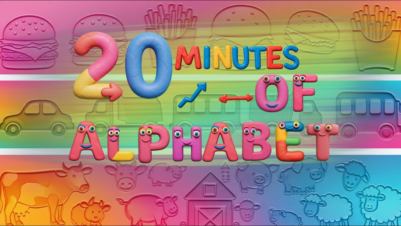 20-Minute Alphabet Party! 🚀 Animals, Vehicles & More from A to Z!