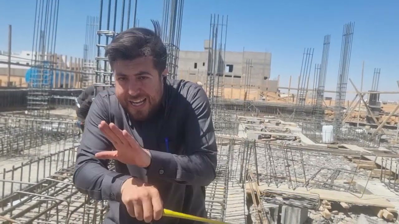 تسليح القواعد والشدادات
