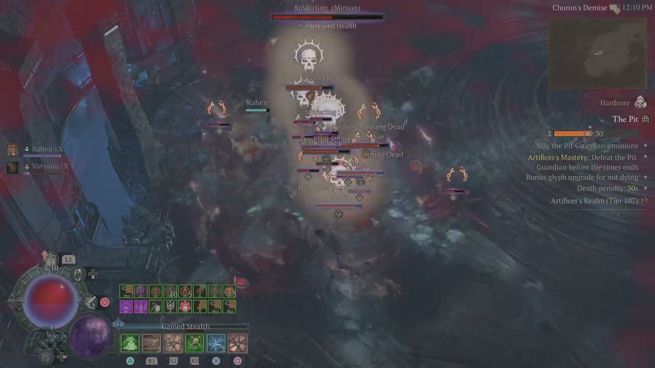 Hardcore Pits 107 - Diablo4 Season 8 ( Rogue )