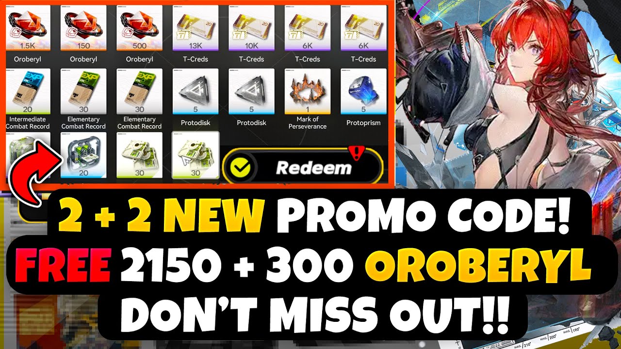 2 NEW Codes For Arknights Endfield: GET 2000 + 150 + 300 FREE Oroberyl In Total