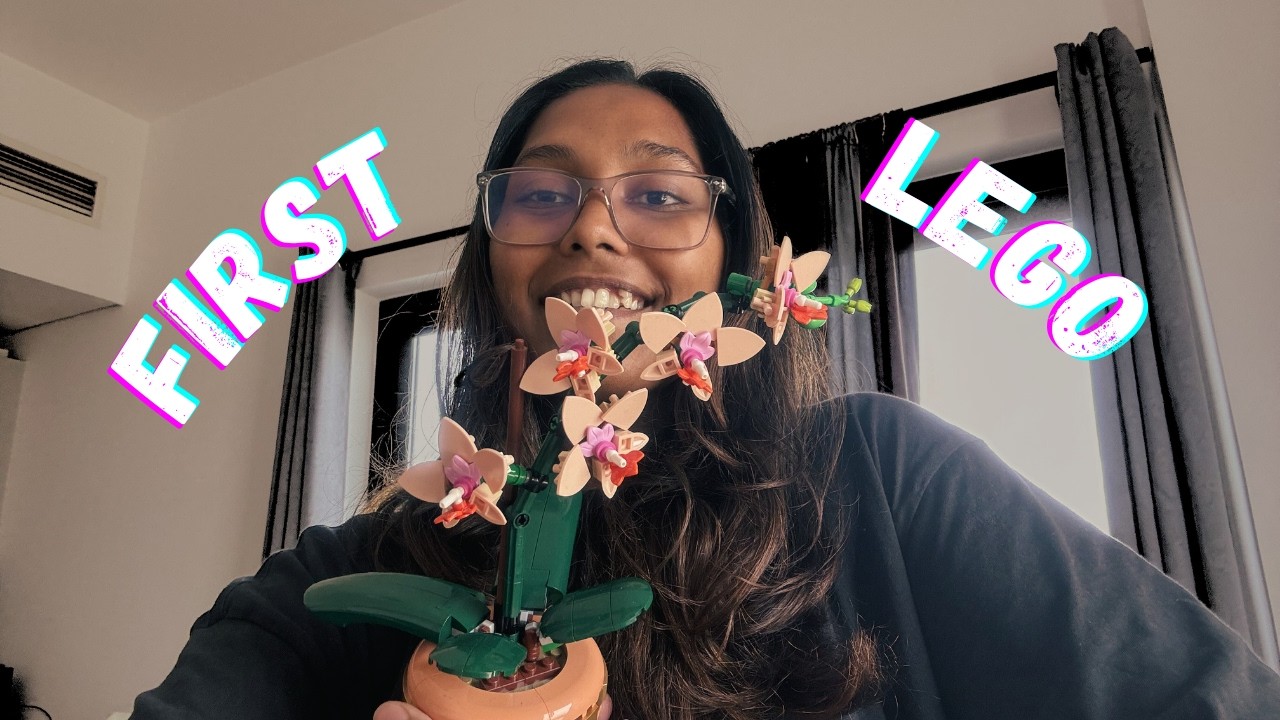 LEGO Mini Orchid: Building My First LEGO Set Ever 🥳
